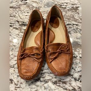 Ladies leather loafers. Worn once